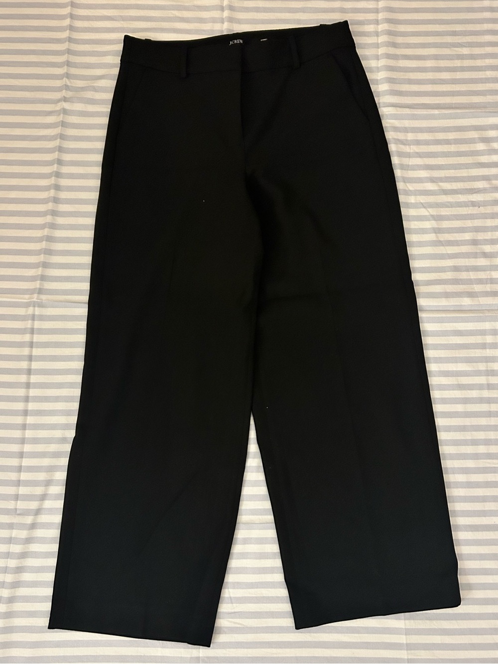 Closed-Front Black women’s Dress Pants
